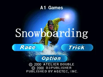 Snowboarding (US) screen shot title